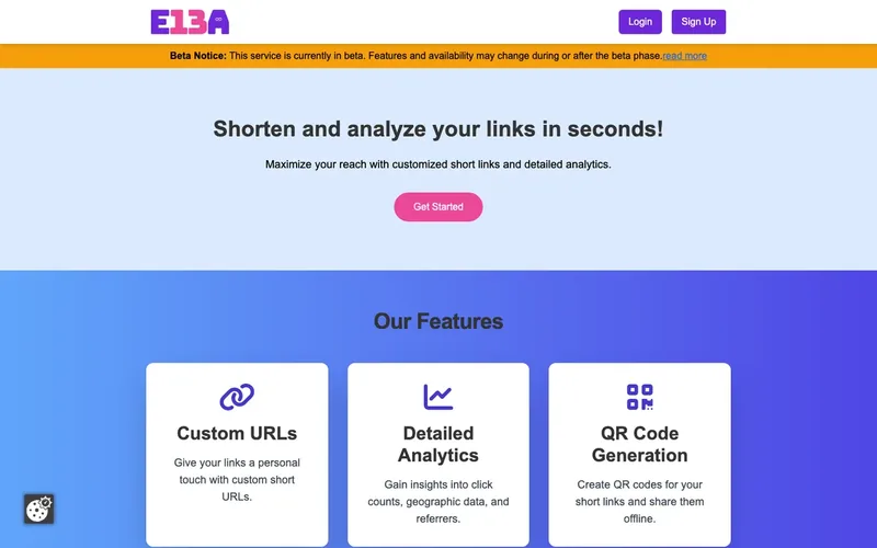e13a: Link-Shortener mit Analytics